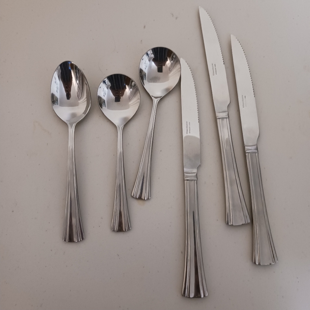Reed & Barton Flatware BROOKSHIRE Stainless  Silverware Spoons Knive Replacement